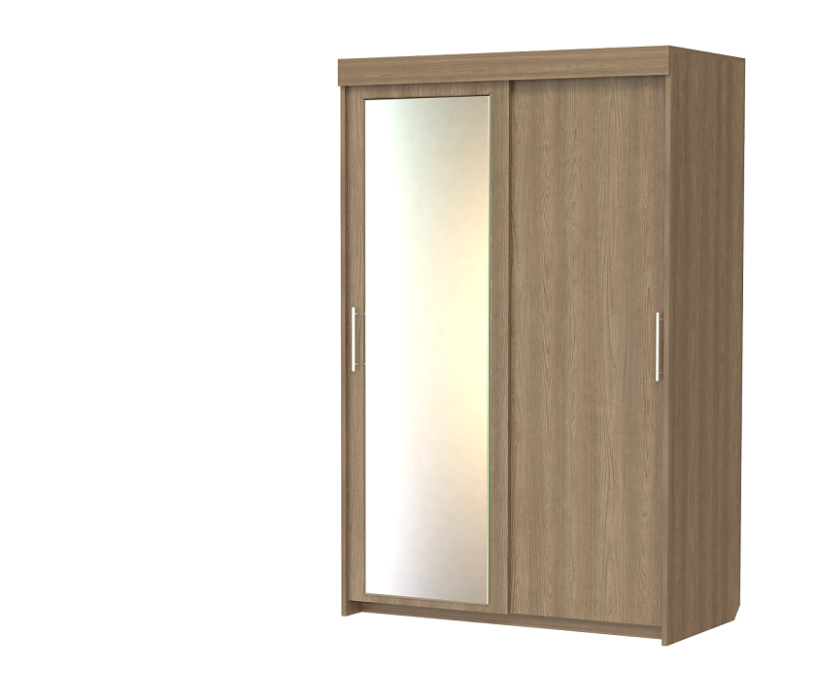 Шкафы-купе 2-х дверные, Шкаф-купе шк-18 2-х дверный с зеркалом