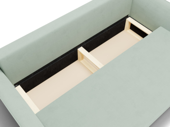 Прямой диван Наоми,еврокнижка,велюр