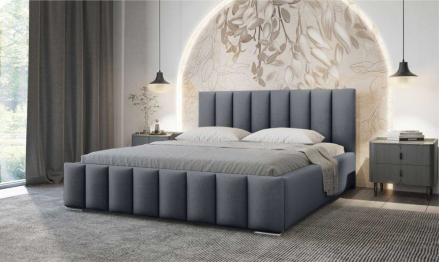 Кровать Лелия Плюс в базовых тканях, с основанием и с подъемным механизмом, 160х200