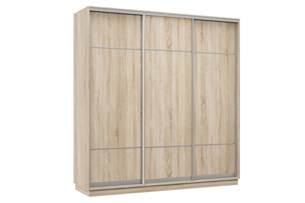 Шкафы-купе, Шкаф-купе Премьер Лайт 35 (08;08;08) трехдверный