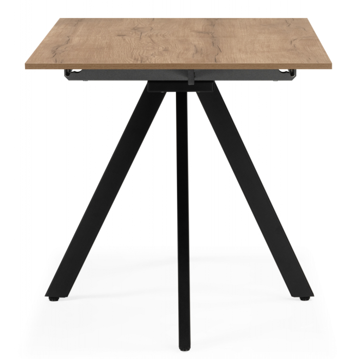 Обеденные столы, Деревянный стол Райн 116(160)x77 (черные ноги)