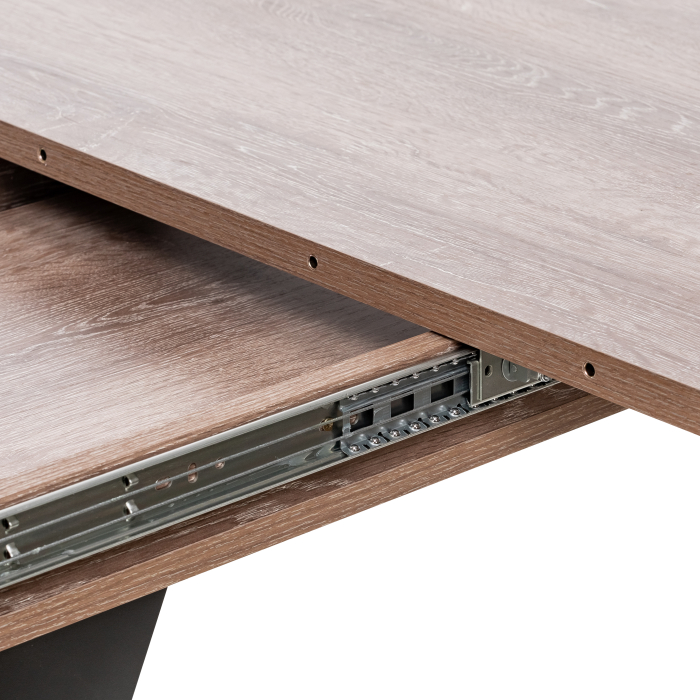 Обеденные столы, Стол раздвижной GROSS, Дуб сакраменто/Антрацит