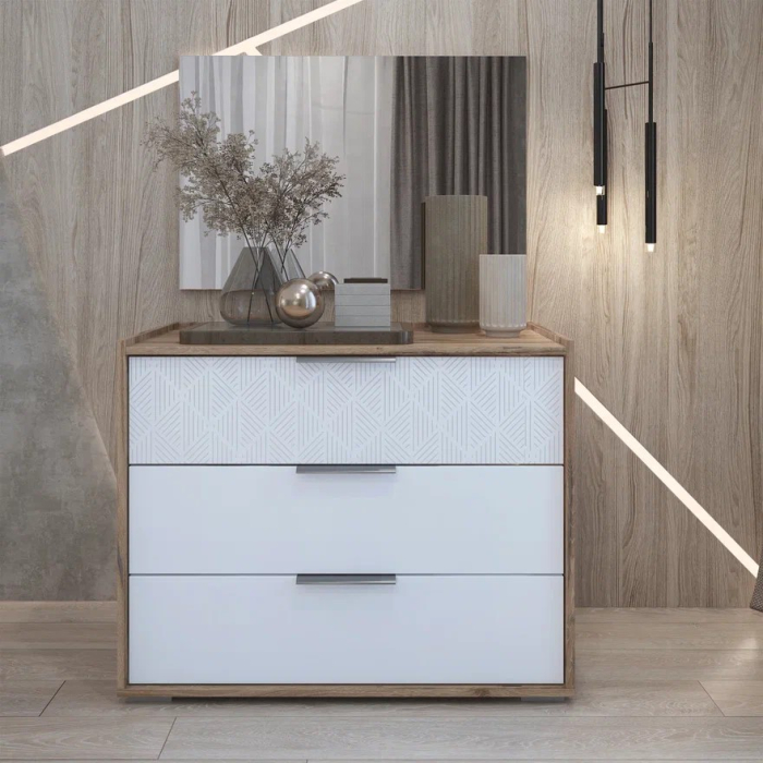 Комоды, Комод Николь мод. 3, дуб альпийский