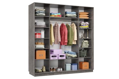 Шкаф-купе Премьер 34  (01РБ;01РБ;01РБ) фасады ромб белый/трёхдверный/Профиль чёрный муар