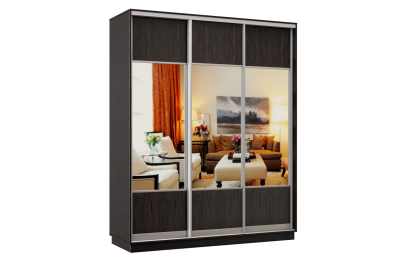 Шкаф-купе Премьер Лайт 24 (05;05;05) трехдверный