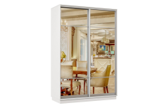 Шкафы-купе, Шкаф-купе Премьер Лайт 04 Мини (11;11) двухдверный