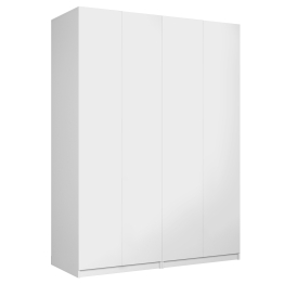 Шкаф складной Е1 Локер ("Гармошка" с системой Push to Move/Левый162х52.5х220 см, с модулем