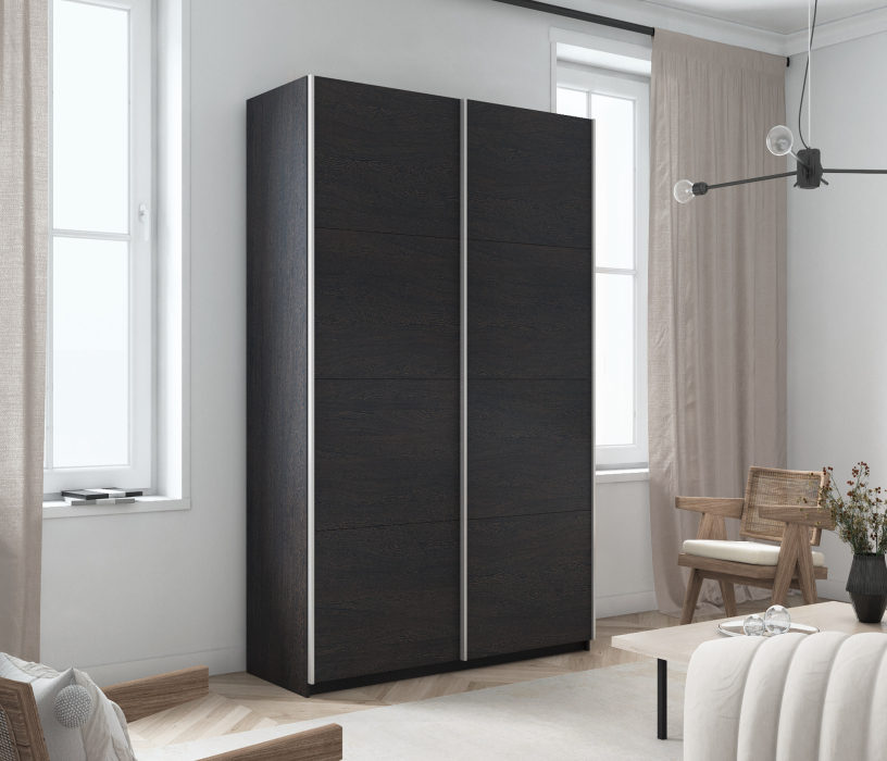 Шкафы-купе 2-х дверные, Шкаф Прайм дуо ДСП/ДСП 2300 х 1200 х 570