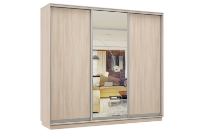 Шкаф-купе Премьер Лайт 64 (02;01;02) трехдверный