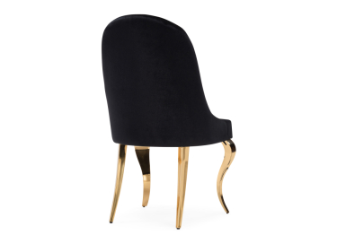 Стул Gustav black/gold 