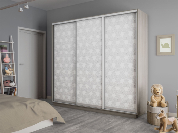 Шкаф-купе Экспресс 3-х дверный Фотопечать Калейдоскоп Стекла 180х60х220