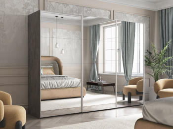 Шкаф-купе Эста Зеркало+Зеркало+Зеркало 300х66х240