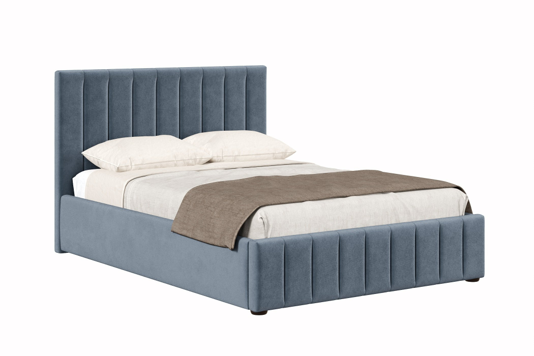 Мягкая кровать, Кровать Верона 1400, велюр