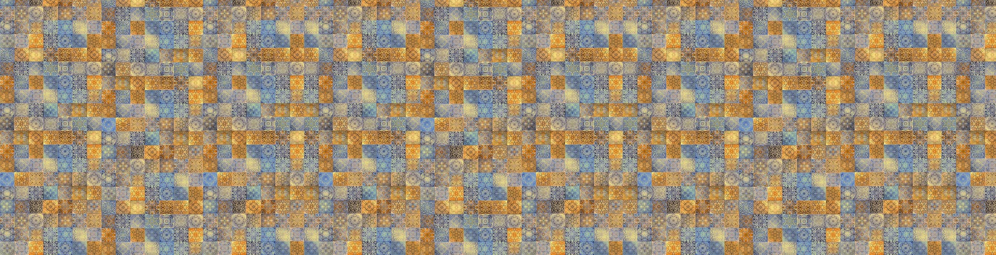 Стеновые панели из АБС-пластика, Кухонный фартук 1001 Ночь 2000x600x1.5 мм глянец