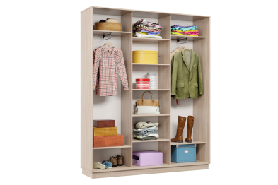 Шкаф-купе Премьер 27 (16;16;16) трёхдверный