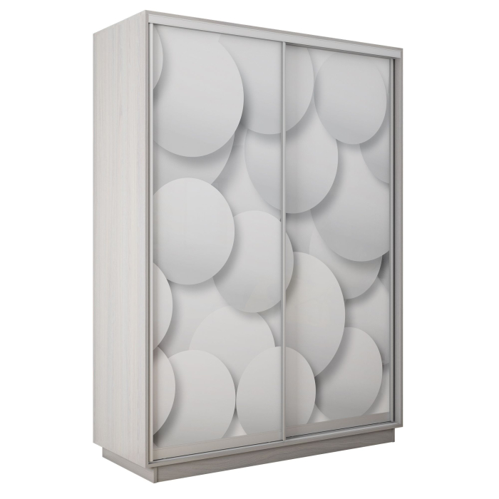 Шкафы-купе 2-х дверные, Шкаф-купе Экспресс 2-х дверный Фотопечать Шары Стекла 140х60х220