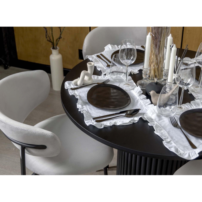 Обеденные столы, Стол Барел 100 (черные ноги)