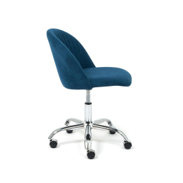 Кресло MELODY, флок, синий
