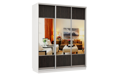 Шкаф-купе Премьер Лайт 23 (05;05;05) трехдверный