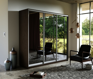 Шкаф-купе Экспресс Экспенс трио 2400 x 2100 x 600