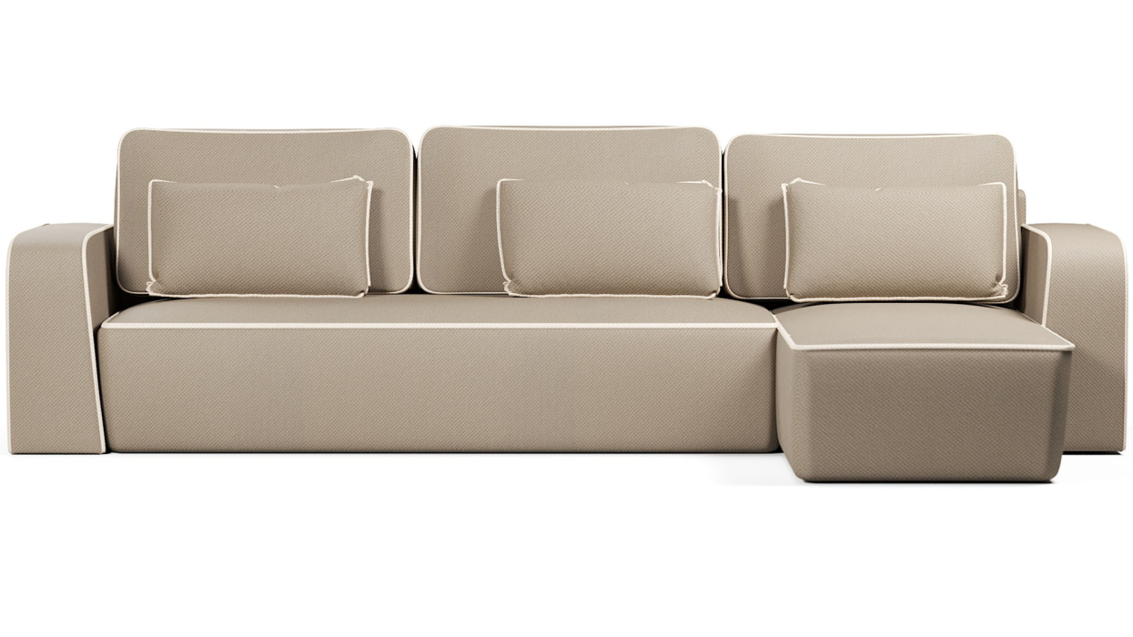 Диваны угловые в гостиную, Диван-кровать угловой Линда еврокнижка,велюр