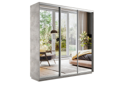 Шкафы-купе, Шкаф-купе Экспресс Экспенс трио 2200 x 1800 x 600