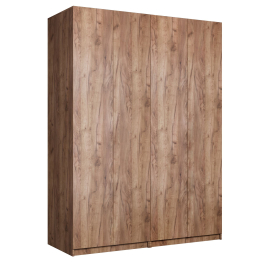 Распашной шкаф Локер 800+800 (Гармошка с системой Push to Move/Левый) с полками и ящиками справа