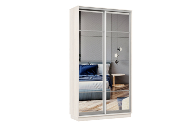 Шкаф-купе Премьер Лайт МИНИ 02 (11;11) двухдверный