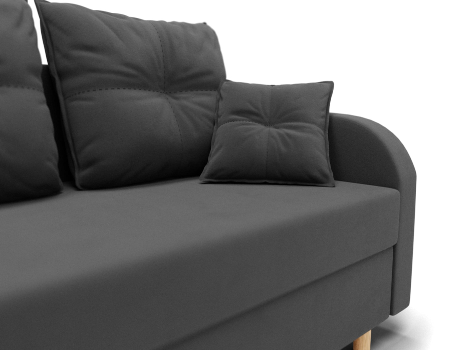 Диваны еврокнижки, Прямой диван Генри,еврокнижка,велюр