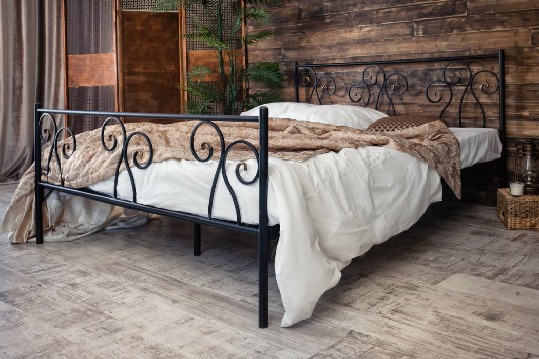 Кованые кровати, Кованая кровать Лацио 1.6 с двумя спинками