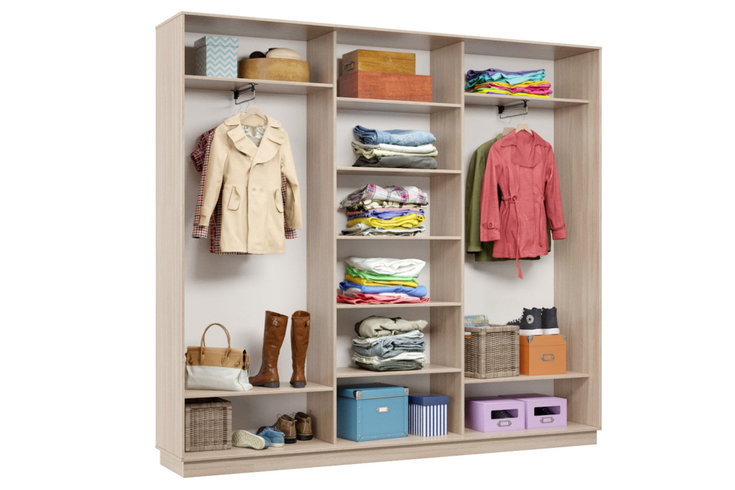 Шкафы-купе, Шкаф-купе Премьер 55 Ясень шимо светлый