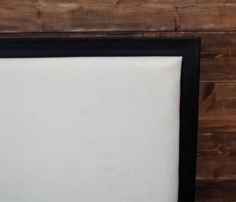 Кровати 140х200, Кровать в стиле лофт Лоренцо 1.4 (Черный)