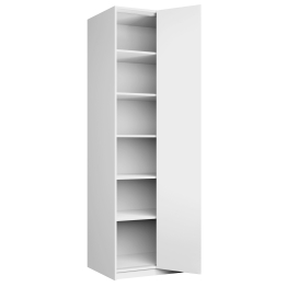 Шкаф складной Е1 Локер ("Гармошка" с системой Push to Move/Правый)81х52.5х220 см, с полками