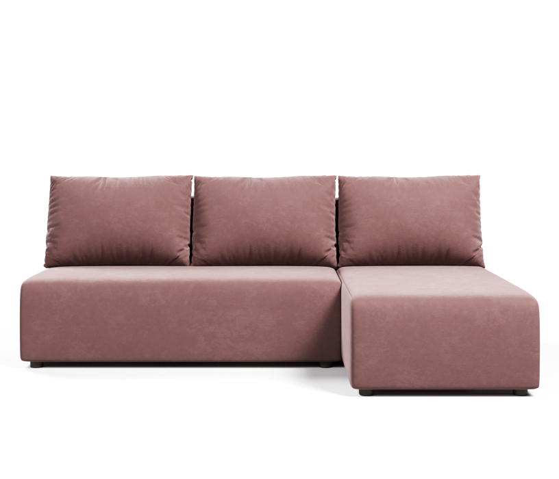 Диваны угловые, Угловой диван-кровать Каир (Комо, Крит), велюр