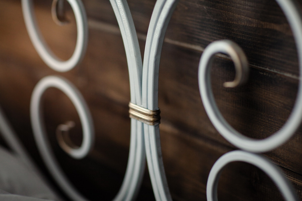 Кованые кровати, Кованая кровать Валенсия 1.4 с одной спинкой