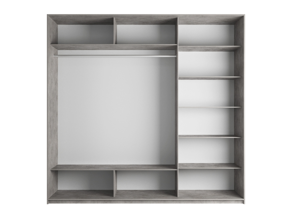 Шкафы-купе 3-х дверные, Шкаф-купе Прайм 3-х дверный Стекла фисташка/Доводчики 180х57х230