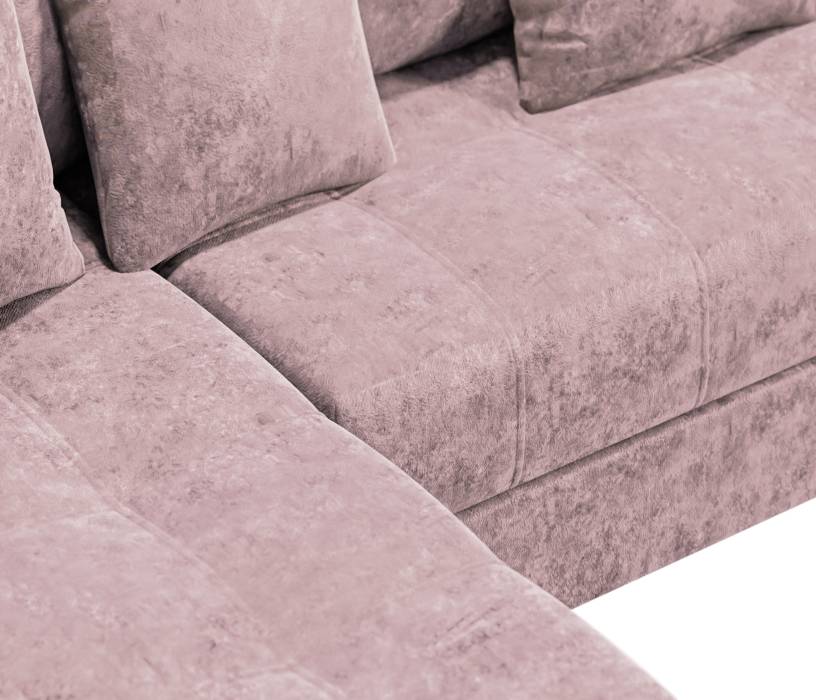 Диваны угловые в гостиную, Диван-кровать угловой еврокнижка Модерн Nordkisa,велюр