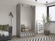 Шкафы-купе 2-х дверные, Шкаф-купе Экспресс Хит 2х дверный Зеркала 120х60х220