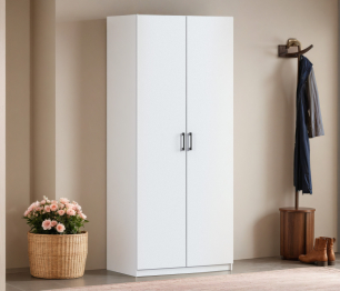 Шкаф двухдверный Макс 1000 мм, вариант №1 (ЛДСП)