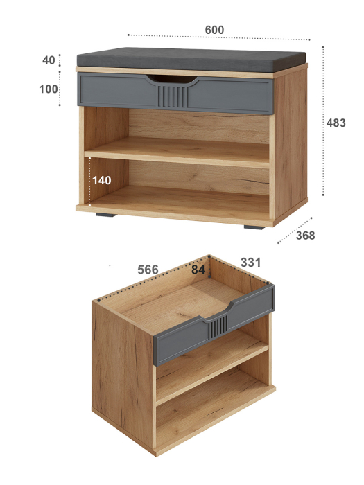 Обувницы, Тумба Эмилия ЭЛ-44К