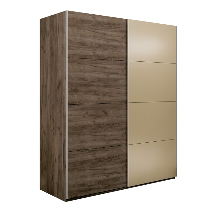 Шкафы-купе 2-х дверные, Шкаф-купе Эста 2-х дверный ДСП/Стекла фисташка/Доводчик 200х66х240