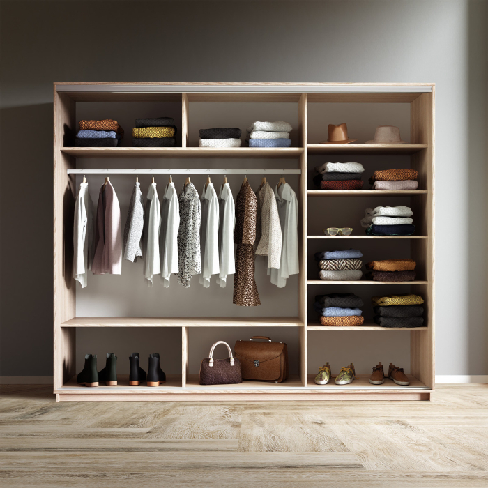 Шкафы-купе 3-х дверные, Шкаф-купе Экспресс 3-х дверный Фотопечать Ленты Стекла 210х60х220