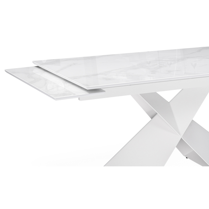 Обеденные столы, Стеклянный стол Хасселвуд 160(220)х90х77